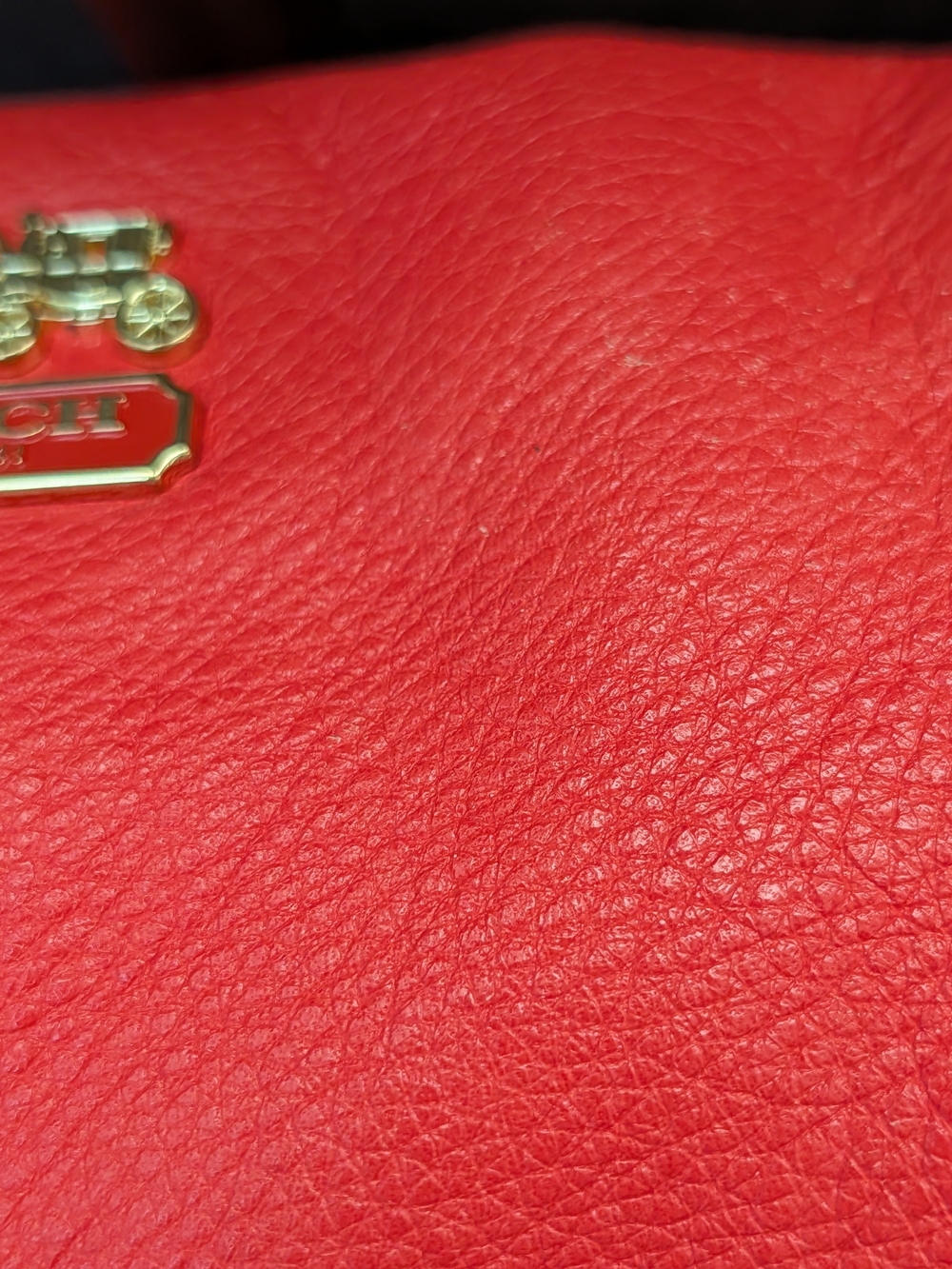 Coach Madison Isabelle Leather Shoulder Bag w COA EUC - Picture 4 of 10